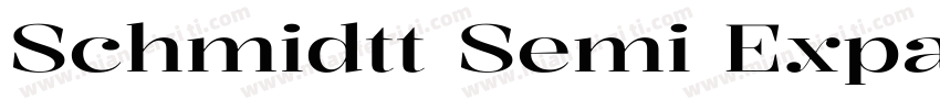 Schmidtt Semi Expanded Regular字体转换